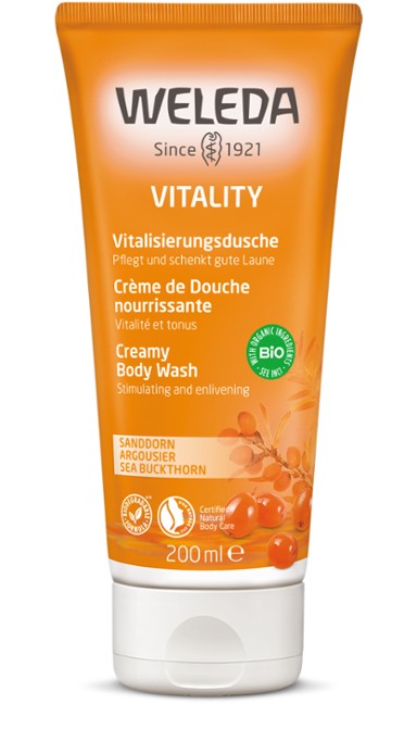 Weleda Vitality Creamy Body Wash - Sea Buckthorn 200ml
