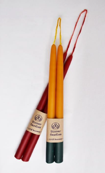 Hōhepa Beeswax Dinner Candles Long